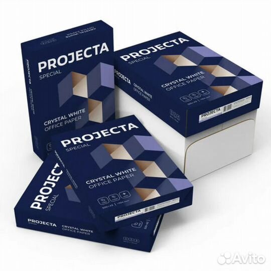 Бумага А4 Премиум Projecta Special Crystal White