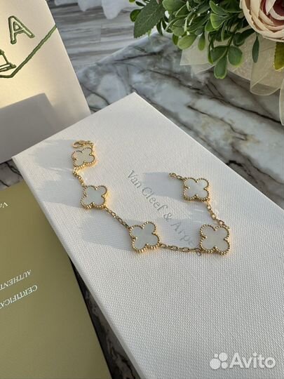 Браслет Van cleef arpels золото 750 пробы