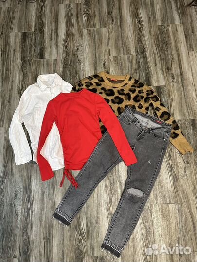 Пакеты с вещами