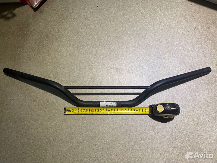 Руль черный матовый с перекладиной D22