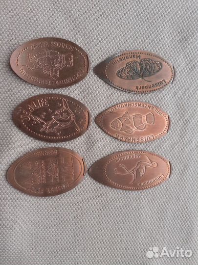 Жетоны медные 300 р за штуку
