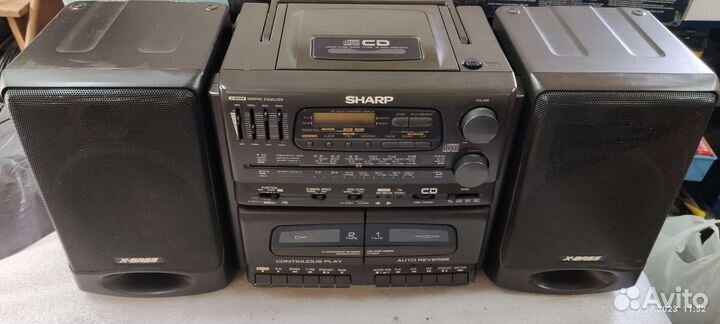 Музыкальный центр sharp gx-cd555z