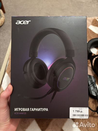 Игровые наушники acer