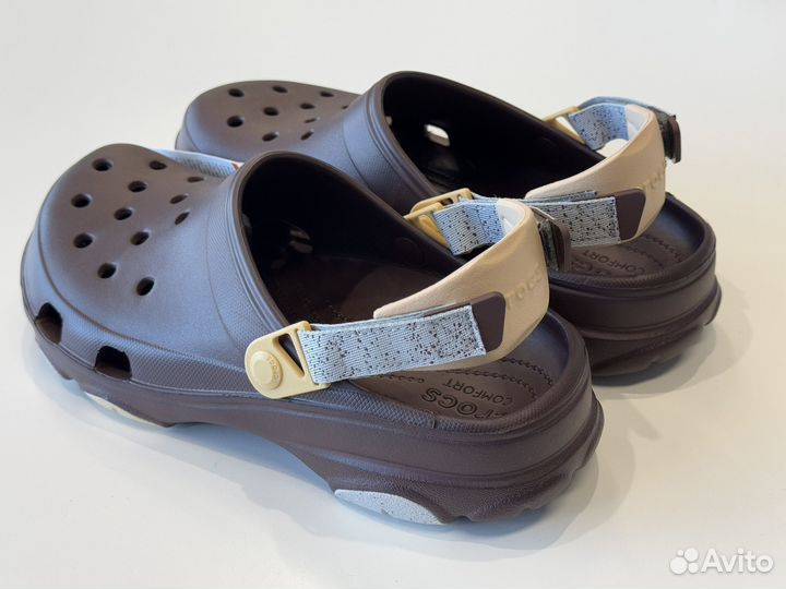 Сабо 44 Crocs All Terrain Clog шоколадные оригинал