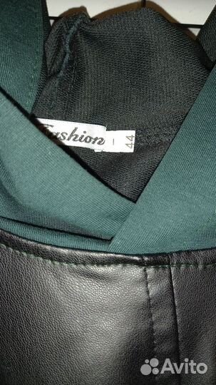 Спортивный трикотажно-кожаный костюм