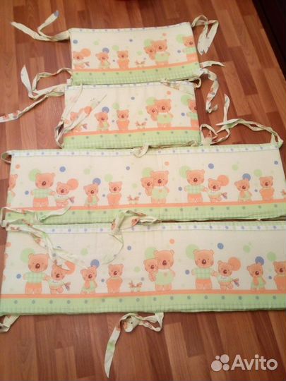 Бортики для кроватки ограждение от родителей