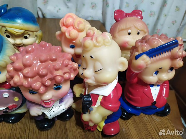 Игрушки резиновые Совпластитал СССР гармонист