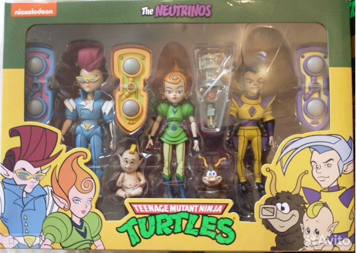 Черепашки Ниндзя Neca tmnt The Neutrinos Нейтрино