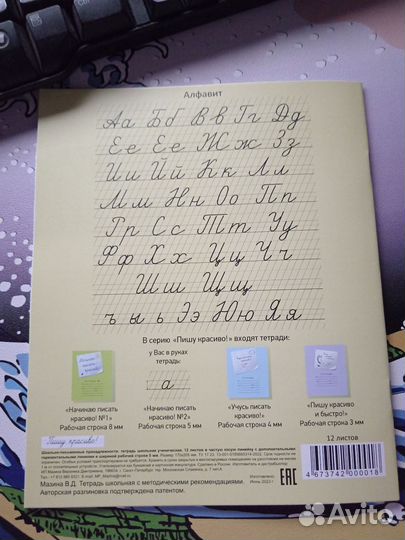 Тетрадь Пиши красиво 2 часть