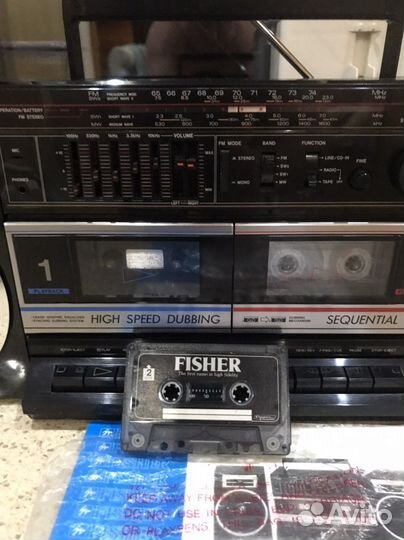 Музыкальный центр fisher FH-W702 K