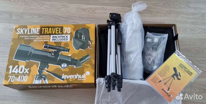 Телескоп levenhuk Skyline Travel 70 черный