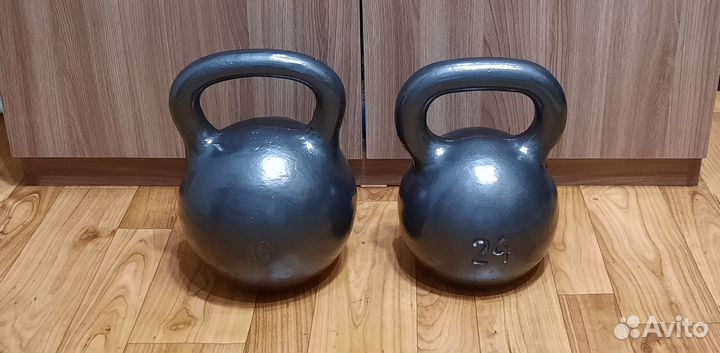 Гантели разборные 20кг. Гири 16. 24кг. СССР