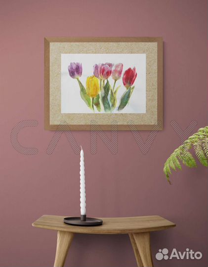 Картина акварелью 