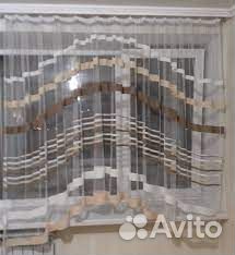 Готовые шторы на кухню новые