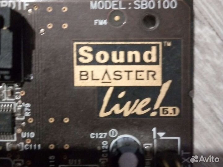 Звуковая карта Sound Blaster Creative Live SB0100