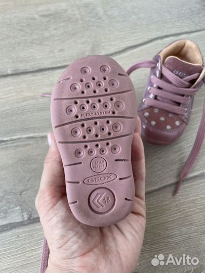 Ботинки geox для девочки 18 размер