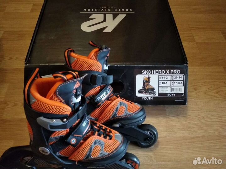 Роликовые коньки детские раздвижные