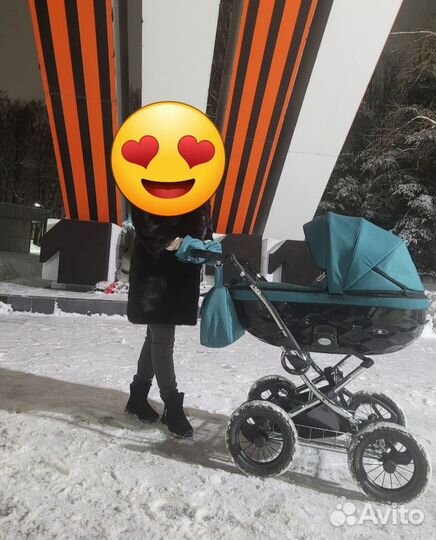 Коляска 2 в 1 adamex chantal