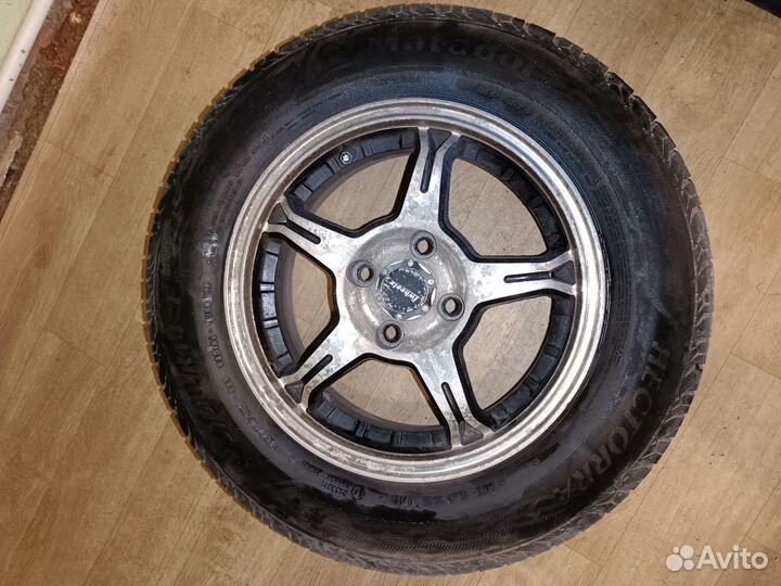 Диски с резиной r14/185/70 4/100 летние