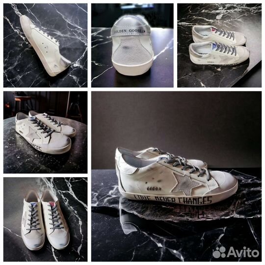 Кроссовки кожаные Golden Goose в ассортименте