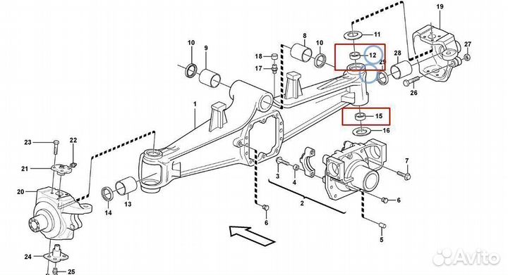 10/905622 Втулка шкворня опора шкворневая