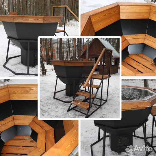 Бочка купель для бани (Чан )