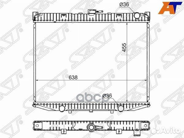 Радиатор Ford Maverick 93-00 / Nissan Terrano II