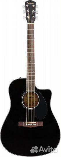Электроакустическая гитара fender CD-60SCE