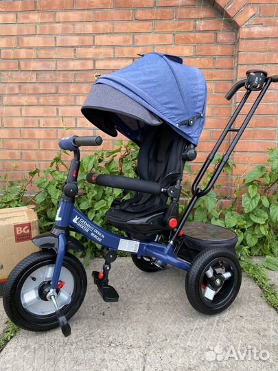 Детский трехколесный велосипед коляска Berger