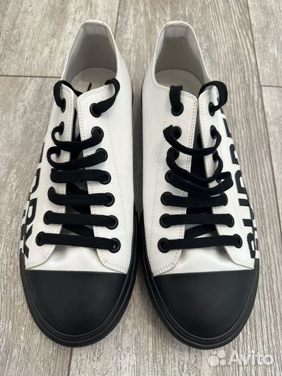 Burberry кеды Larkhall logo trainer