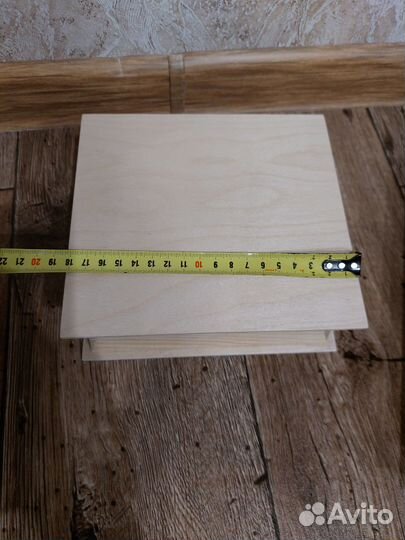 Деревянные заготовки шкатулки 2шт