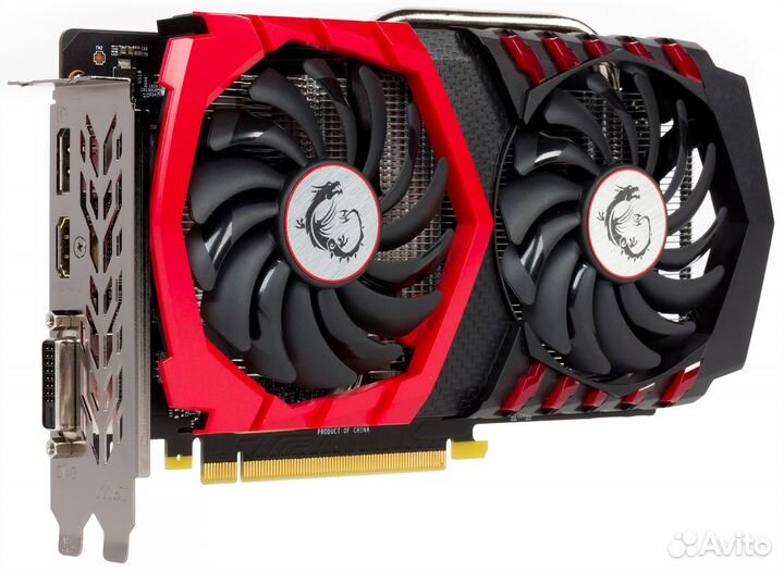 Видеокарта MSI GeForce GTX 1050 Ti Gaming X4G