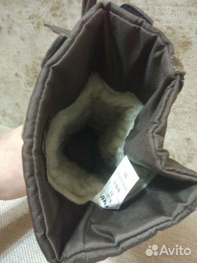 Сапоги зимние на девочку р. 33