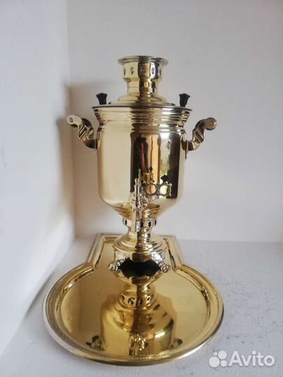 Самовар 5л жёлтый зшв