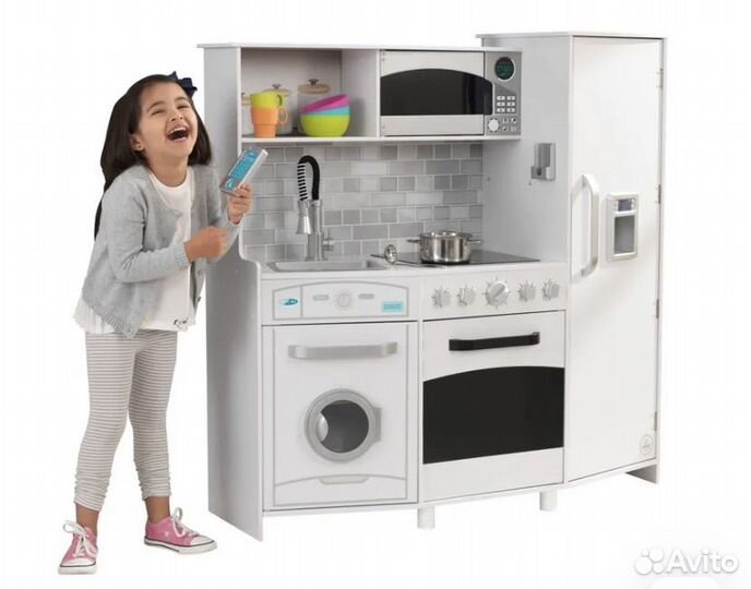 Кухня kidkraft, электронные приборы и посуда