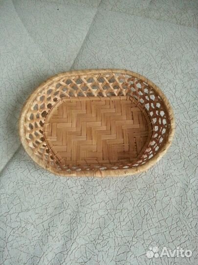 Корзинка плетеная для хлеба или мелочей новая