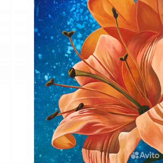 Лилии картина