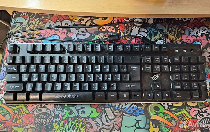 Игровая мембранная клавиатура dexp