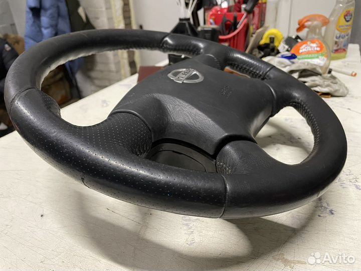 Рулевое колесо с AirBag кожа Nissan C-Trail T30