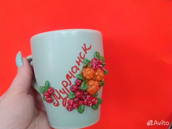 Кружка ручная работа 