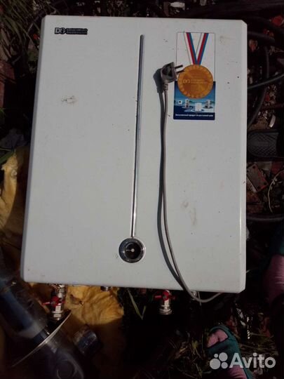 Твердотопливный котел и газовый