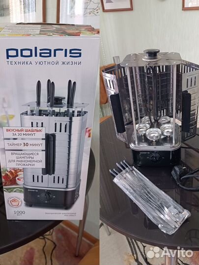 Электрическая шашлычница Polaris