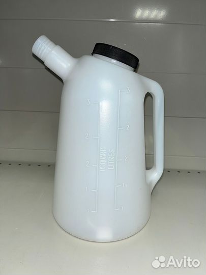 Емкость мерная пластиковая для заливки масла 3л с