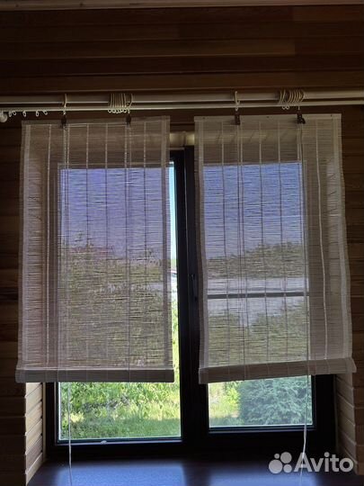 Рулонная бамбуковая штора