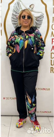 Спортивный костюм большой четыре расцветки Турция