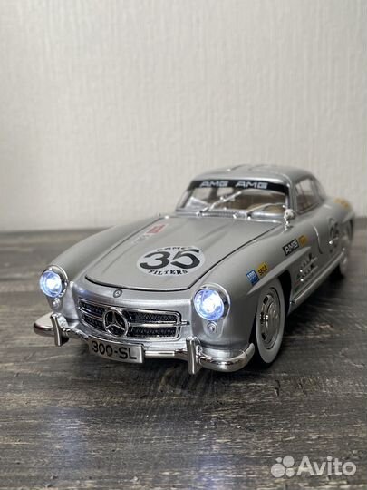 Машинка Металличкая Mercedes Sl 300