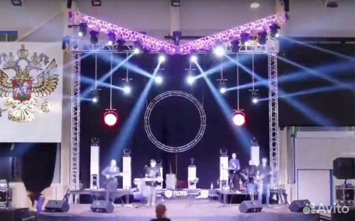 Аренда оборудования (звук/свет, LED-экраны, сцены)