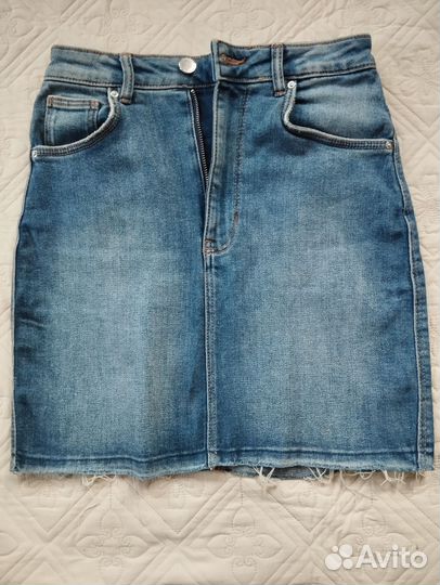Джинсовая юбка zara