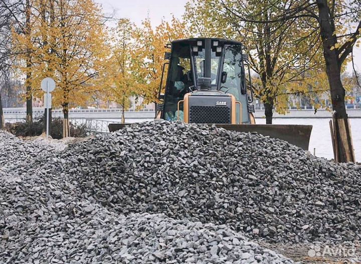 Песок Щебень Отсев пгс Грунт Булыжник