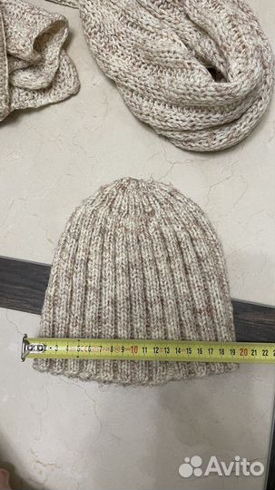 Шапка и шарф женский